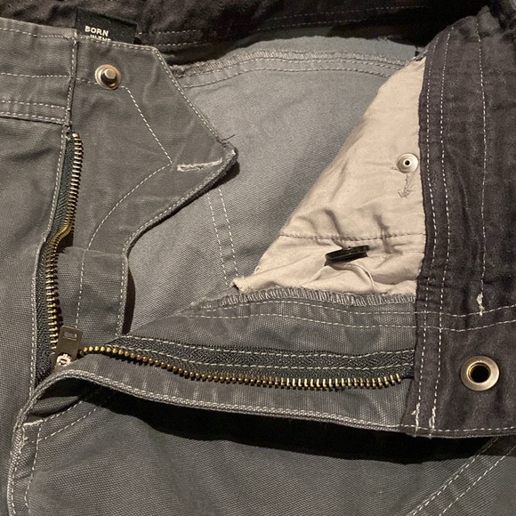 KUHL 'The Law' Vintage Patinadye Full Style Canvas Pants Carbon W34 x L34 TALL - Picture 11 of 12